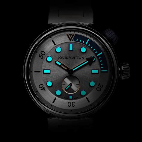 louis vuitton quartz banger|Tambour Street Diver, quartz, 39.5mm, steel .